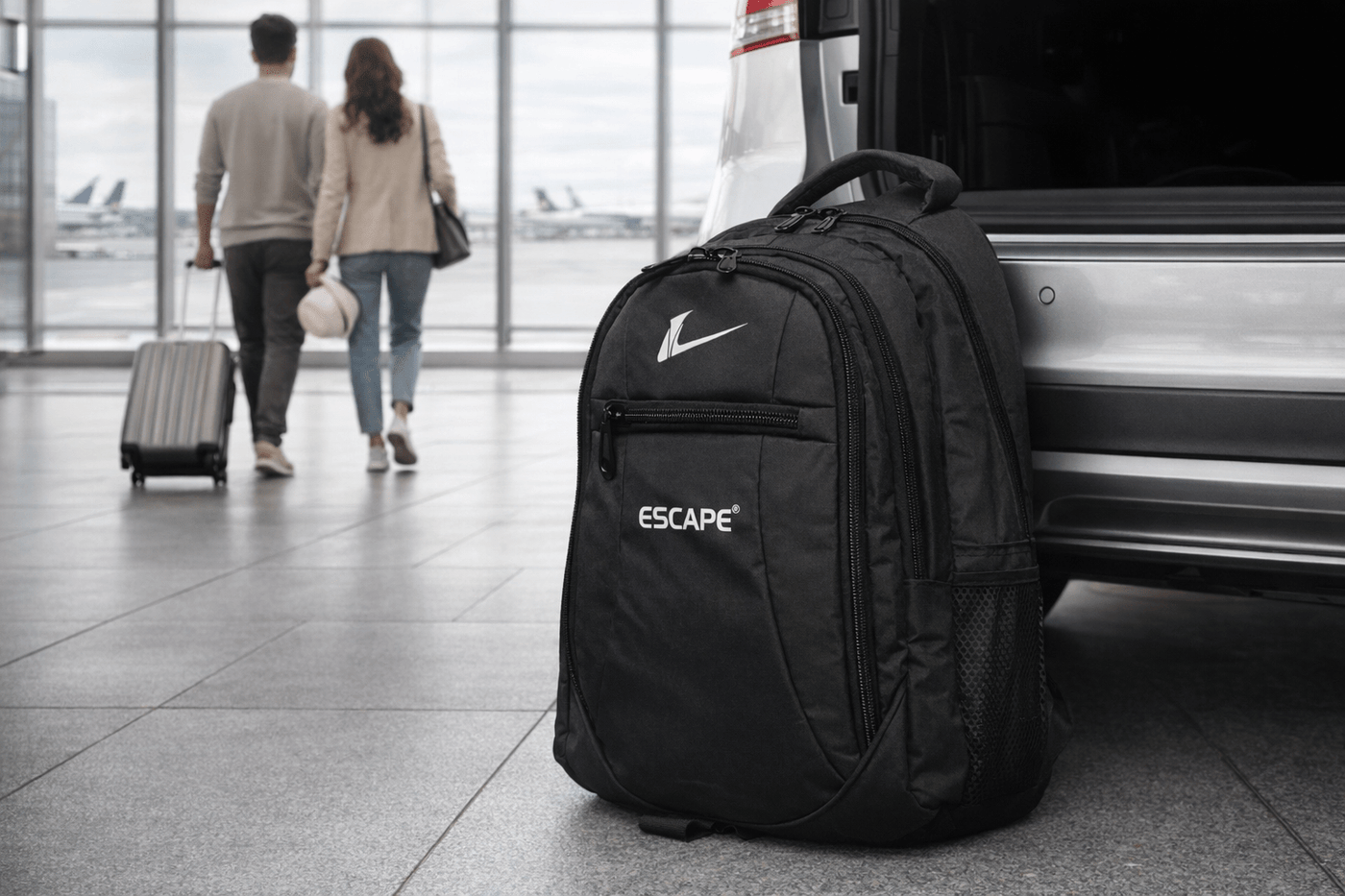 307 Laptop Bölmeli Okul Ve Günlük Sırt Çantası Siyah - Kurtuluş Çanta