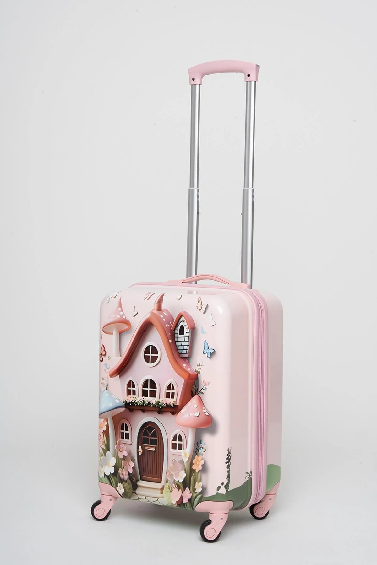 Travel Polo Pembe Çocuk Valizi ANK005