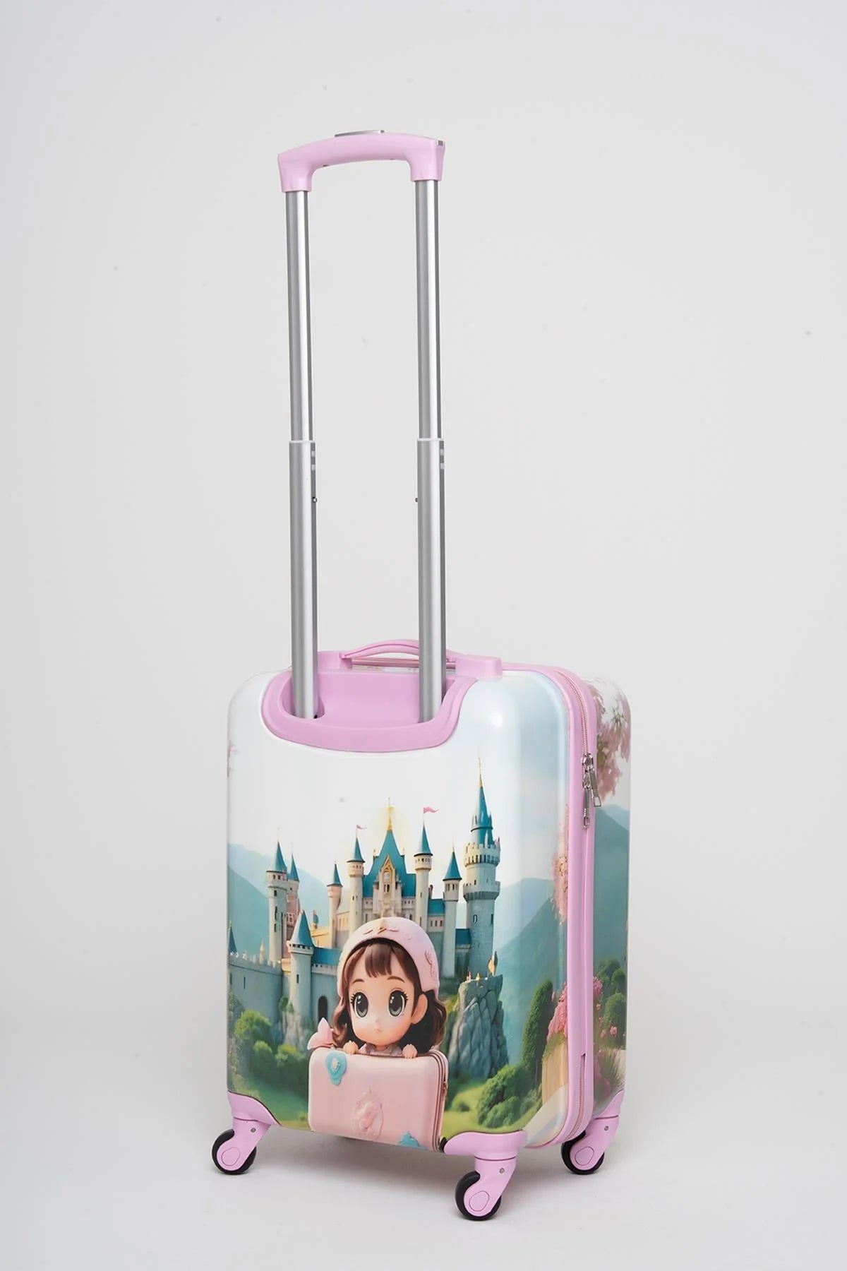 Travel Polo Pembe Kız Çocuk Valizi ANK012
