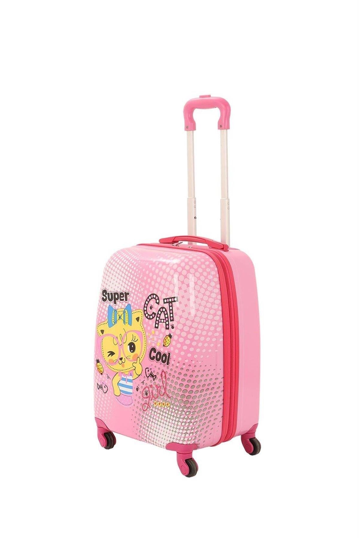 ÇOCUK VALİZİ SÜPER CAT PEMBE - Kurtuluş Çanta