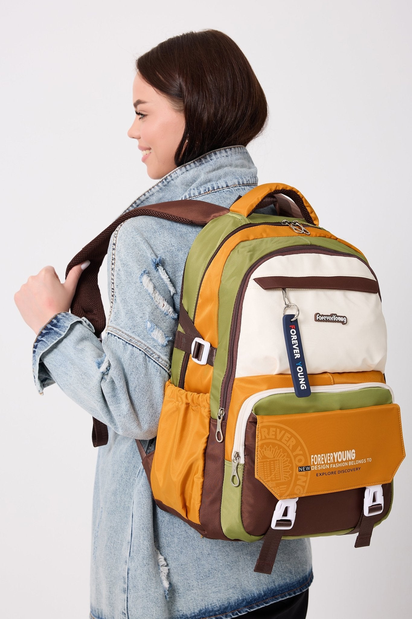 Forever Young FY2209 Su İtici Kumaş Sırt Çantası - Kurtuluş Çanta
