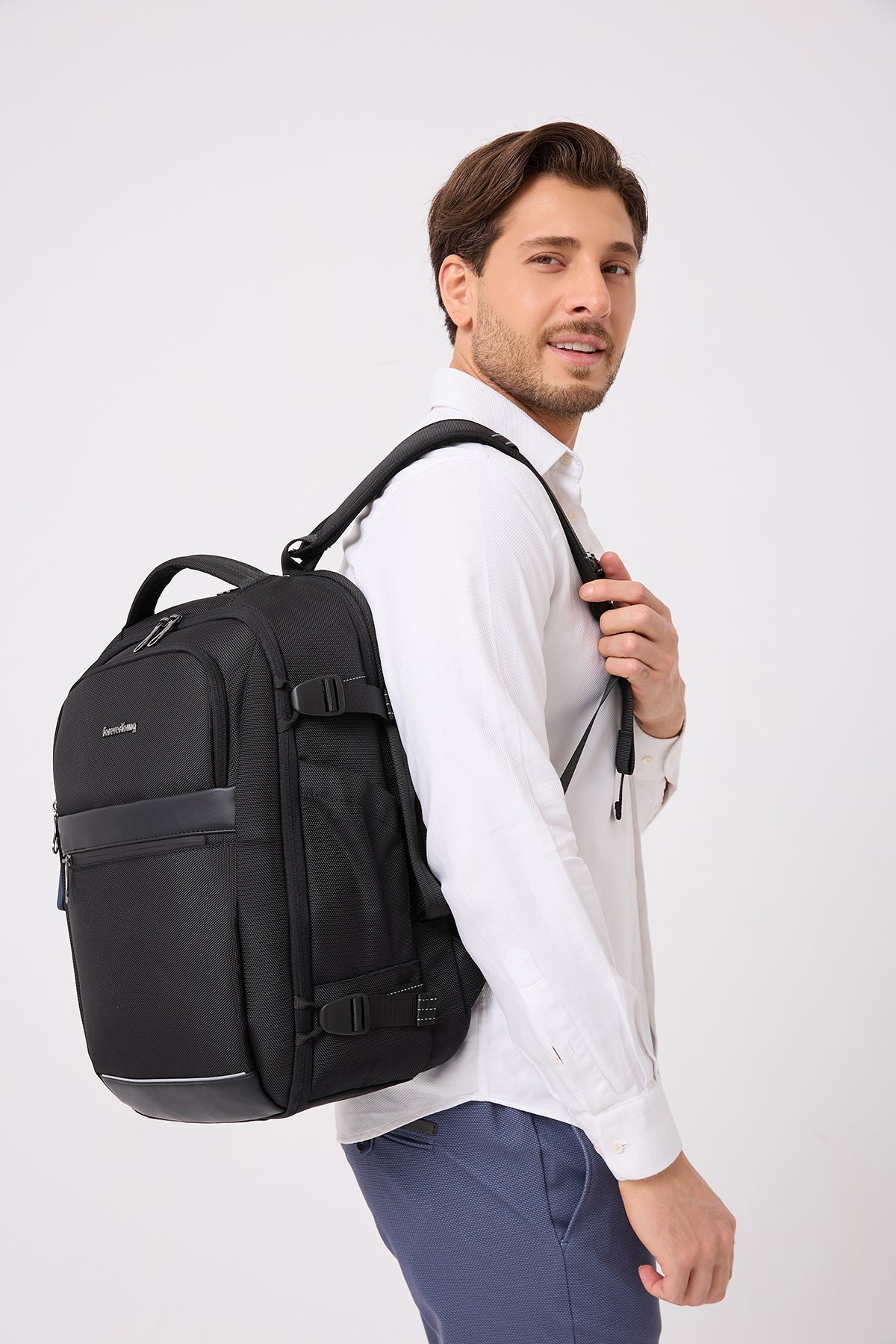 Forever Young FY4005 Su İtici Kumaş Sırt Çantası Seyahat Çantası - Kurtuluş Çanta
