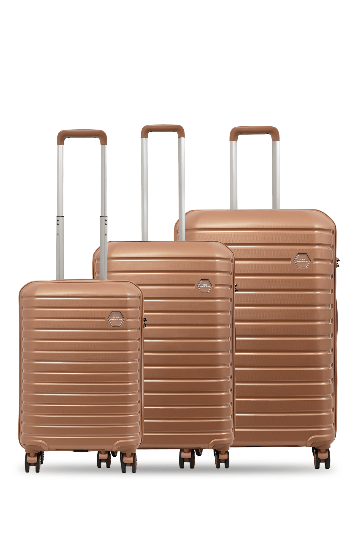 GROUND 10663 Vanille Gar Polipropilen 3’lü Valiz Seti - Kurtuluş Çanta