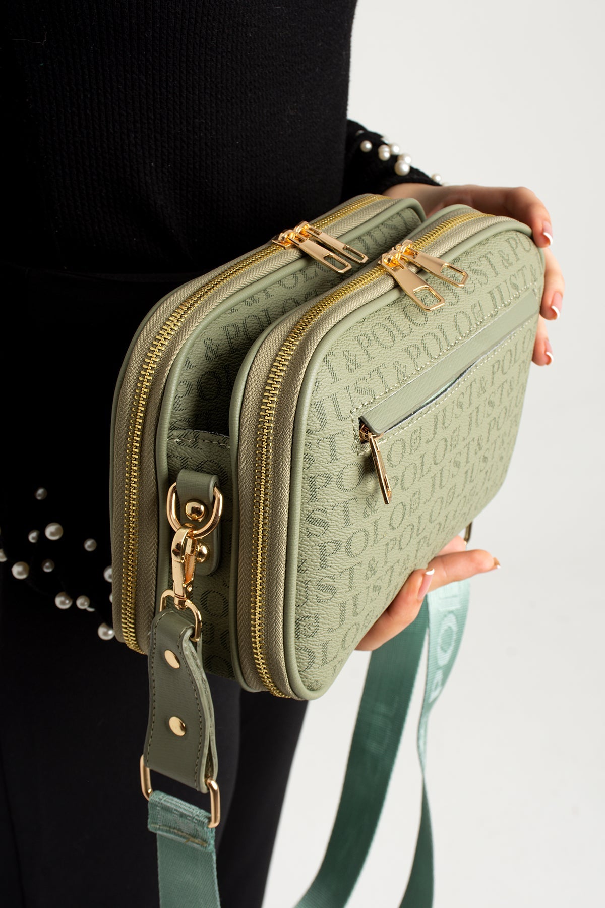 Just Polo 2053 Kadın 5 Bölmeli Postacı Omuz Çantası - Kurtuluş Çanta