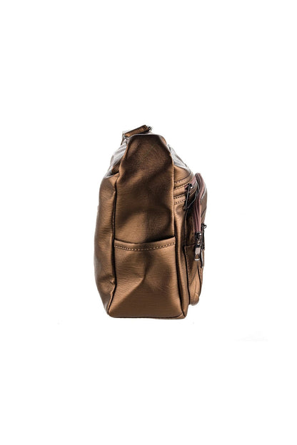 Kadın Bakır Dokuz Gözlü Yumuşak Deri Çapraz Çanta - Kurtuluş Çanta