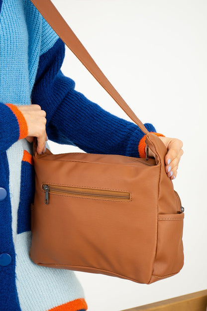 Kadın Çanta Dokuz Gözlü Bayan Yumuşak Deri Çapraz Çanta - Kurtuluş Çanta