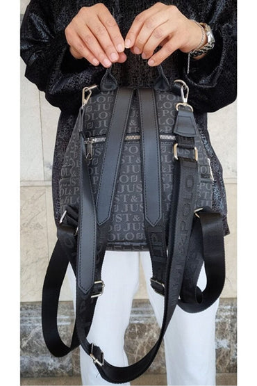 Kadın Monogram Baskılı Sırt Ve Omuz Çantası Günlük Kullanım Ve Omuz Çantası - Kurtuluş Çanta