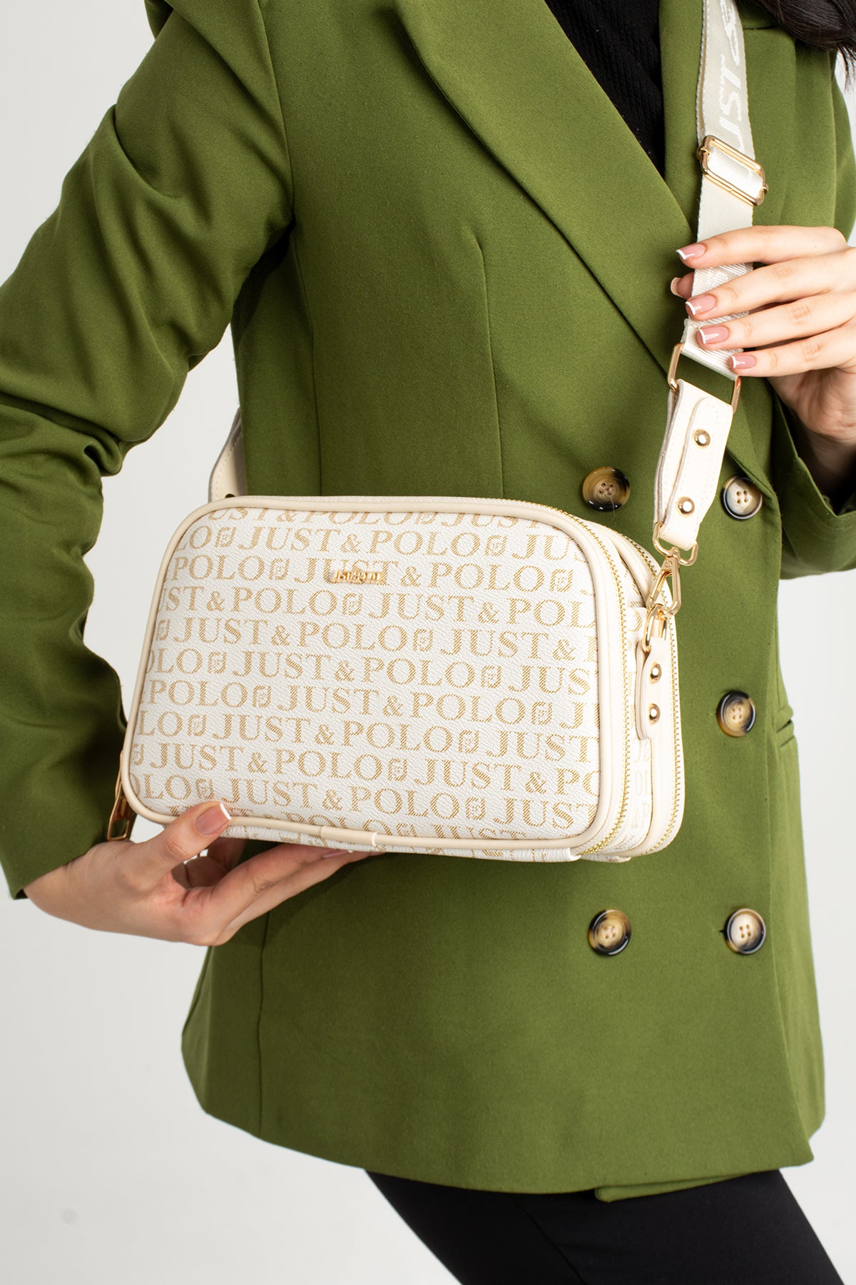 Just Polo 2053 Kadın 5 Bölmeli Postacı Omuz Çantası