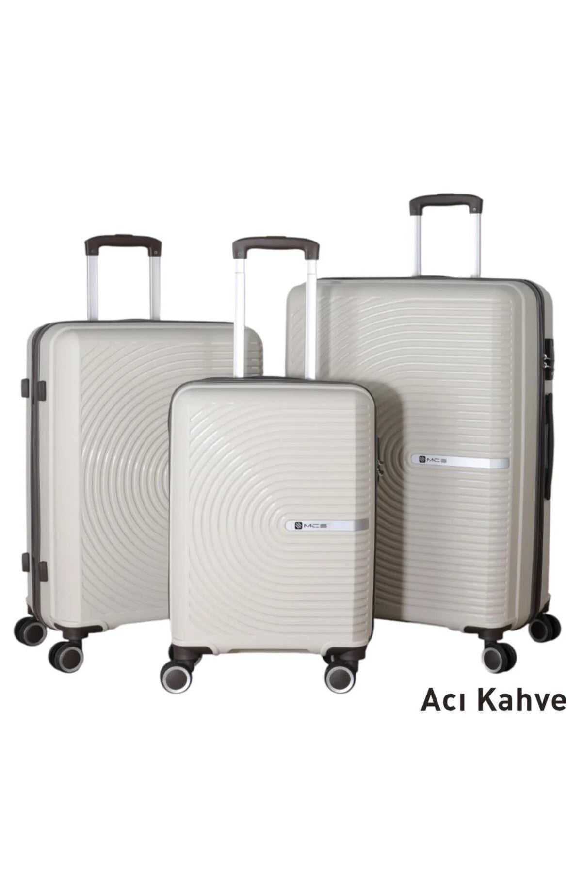 MÇS 374 POLİPROPİLEN 3 LÜ VALİZ SETİ - Kurtuluş Çanta