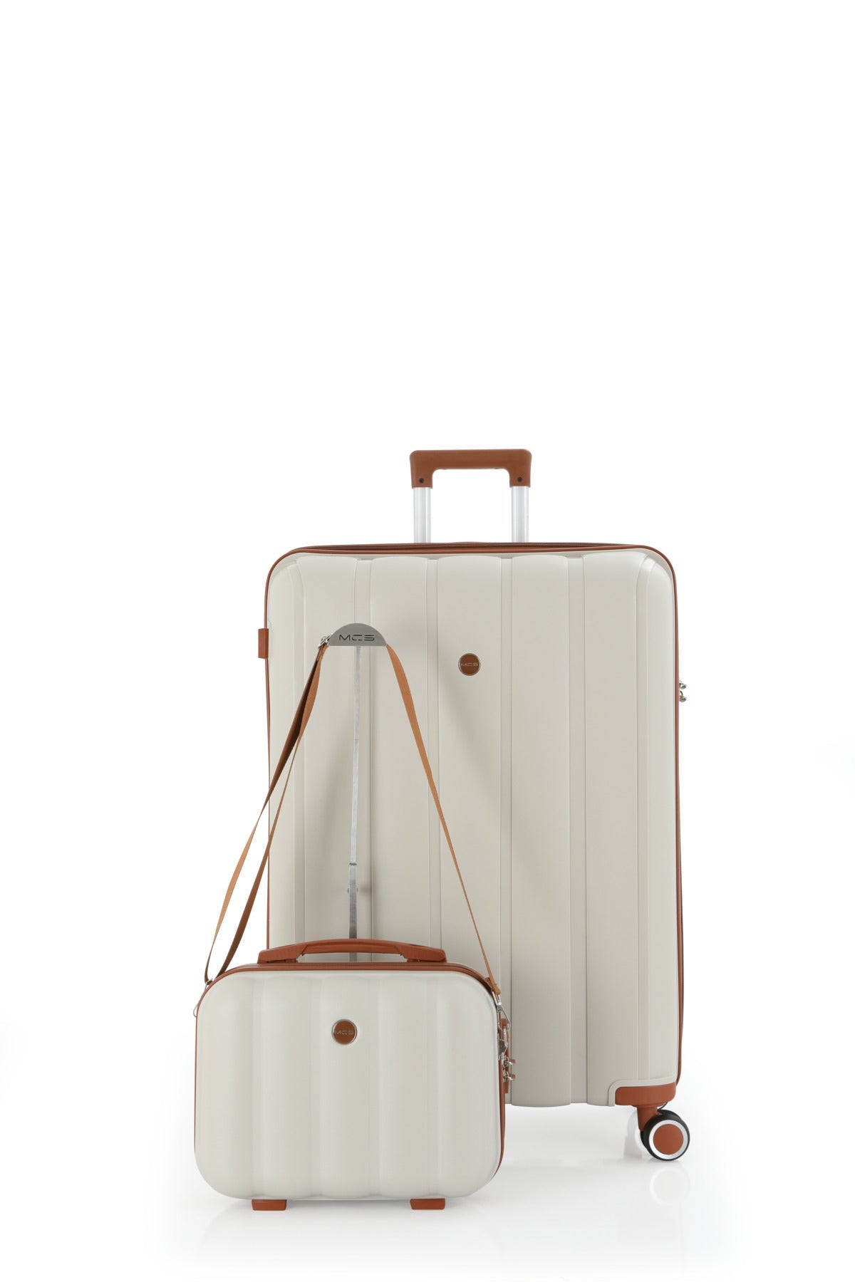 Mçs Polipropilen 2'li Valiz Seti Büyük & Makyaj V305 - Kurtuluş Çanta