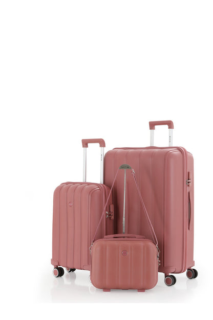 Mçs Polipropilen 3'lü Valiz Seti Büyük & Kabin & Makyaj V305 - Kurtuluş Çanta