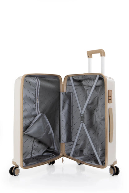 Mçs Üçlü Polipropilen Valiz Seti V305 Büyük & Orta & Kabin - Kurtuluş Çanta