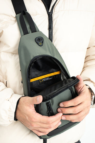 Mega Çanta 1007 Erkek Body Bag - Kurtuluş Çanta