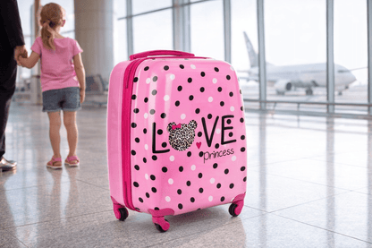Pembe Mçs Çocuk Valizi Kabin Boy - Kurtuluş Çanta
