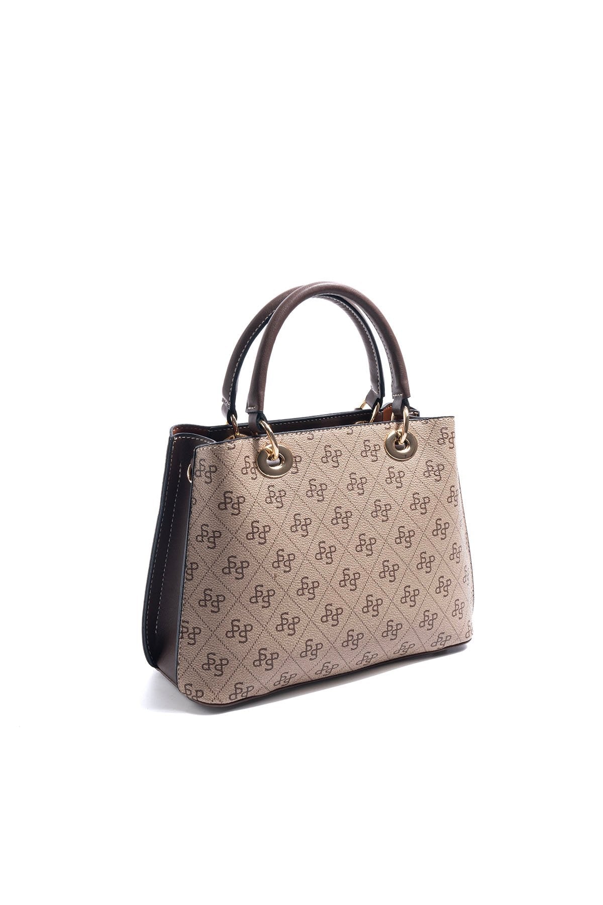 Silver Polo SP1272 Kadın El Çantası Monogram - Kurtuluş Çanta