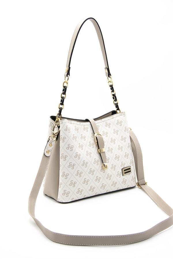 Silver Polo SP974 Kadın Omuz Çantası Monogram - Kurtuluş Çanta
