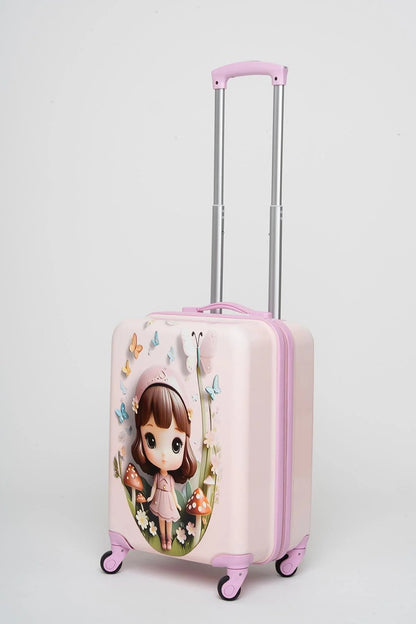 Travel Polo Pembe Kız Çocuk Valizi ANK006 - Kurtuluş Çanta