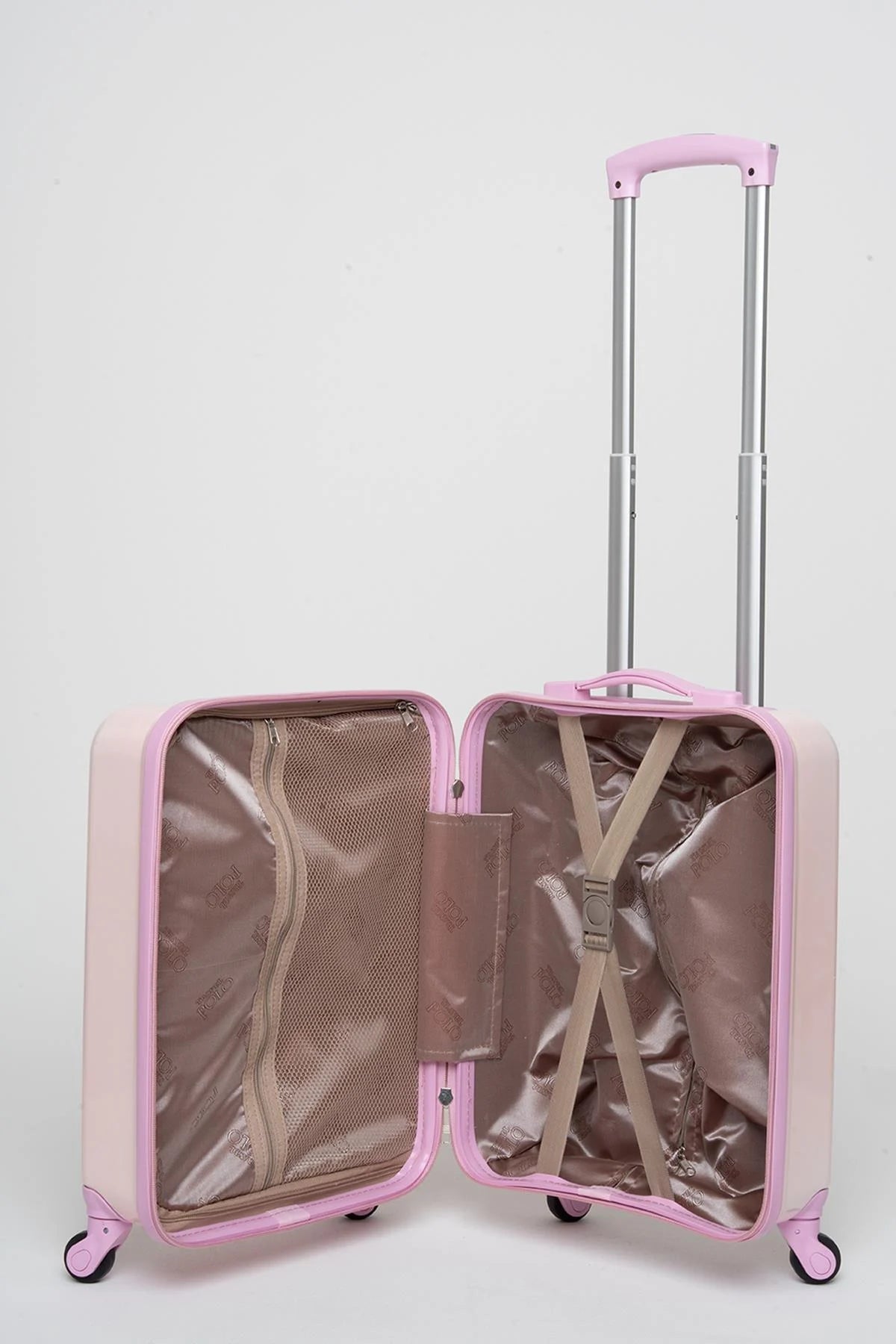 Travel Polo Pembe Kız Çocuk Valizi ANK006 - Kurtuluş Çanta
