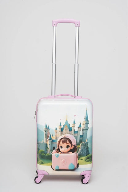Travel Polo Pembe Kız Çocuk Valizi ANK012 - Kurtuluş Çanta