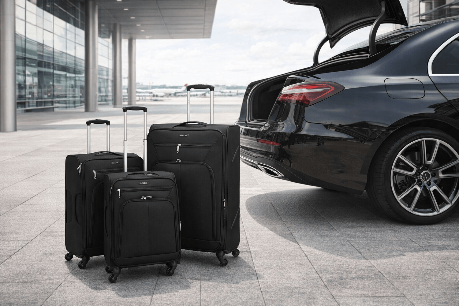 Üçlü Lüks Mçs Kumaş Valiz Seti V116 - Kurtuluş Çanta