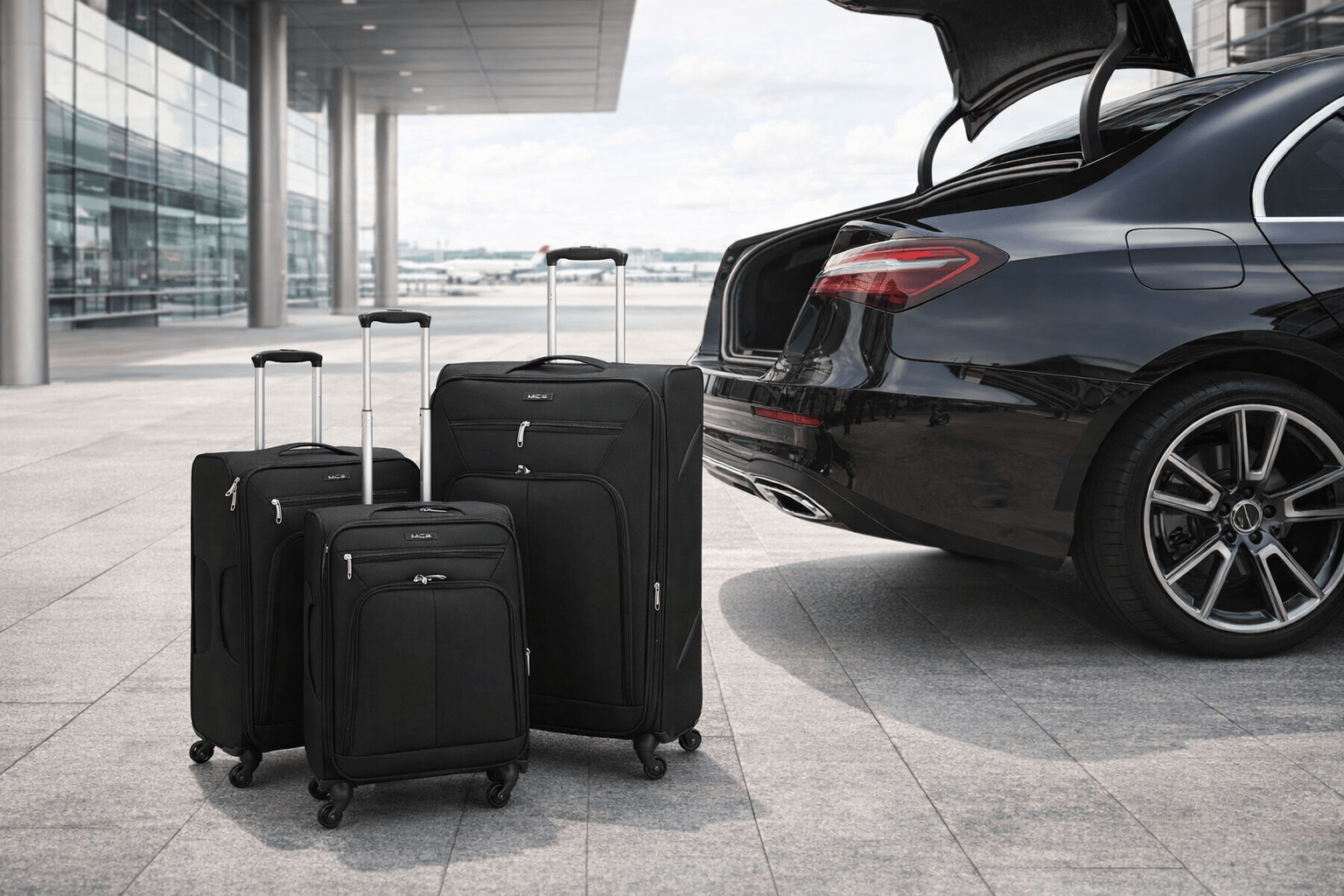 Üçlü Lüks Mçs Kumaş Valiz Seti V116 - Kurtuluş Çanta