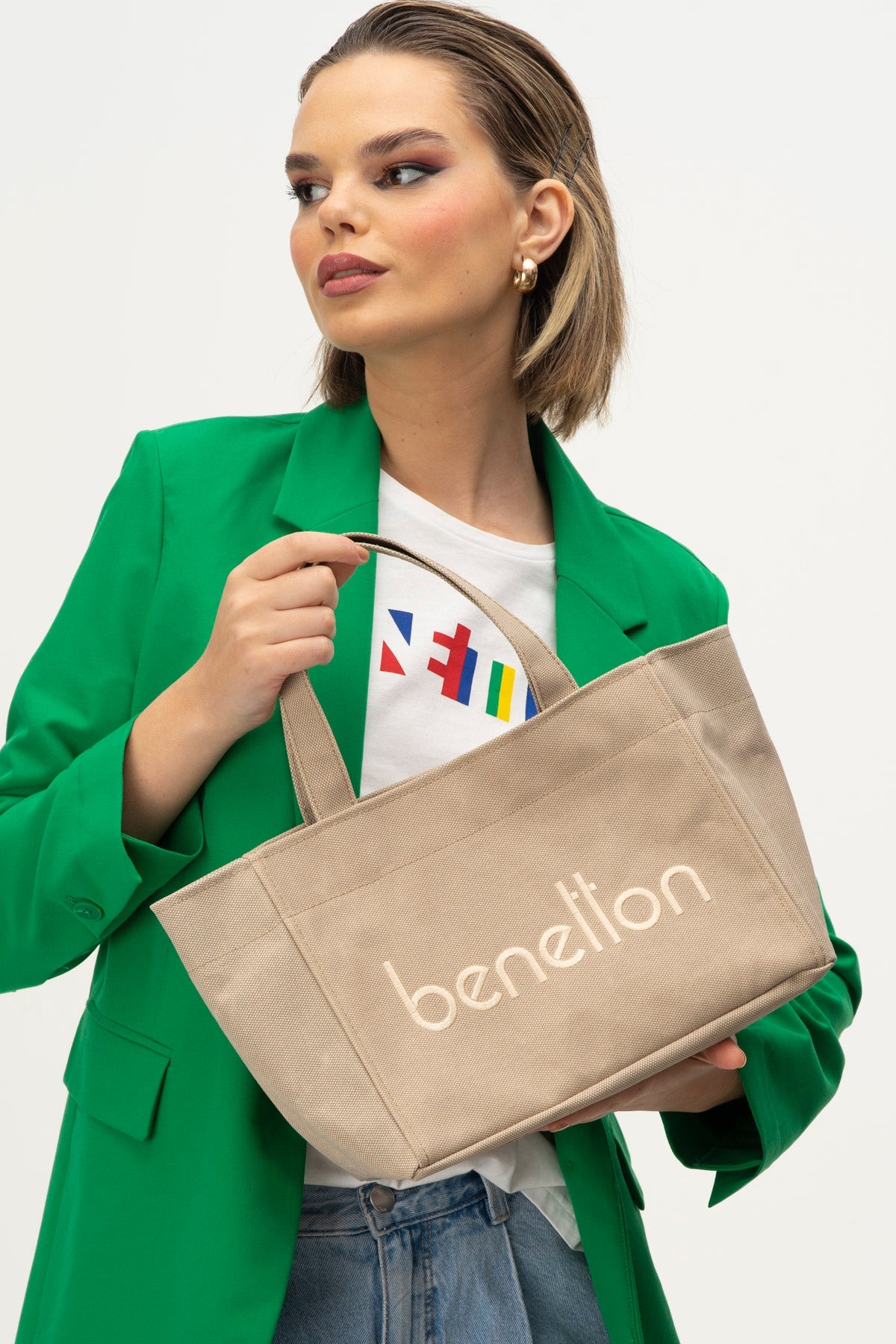 Unıted Colors Of Benetton Bnt - 1102 Kadın El Çantası - Kurtuluş Çanta