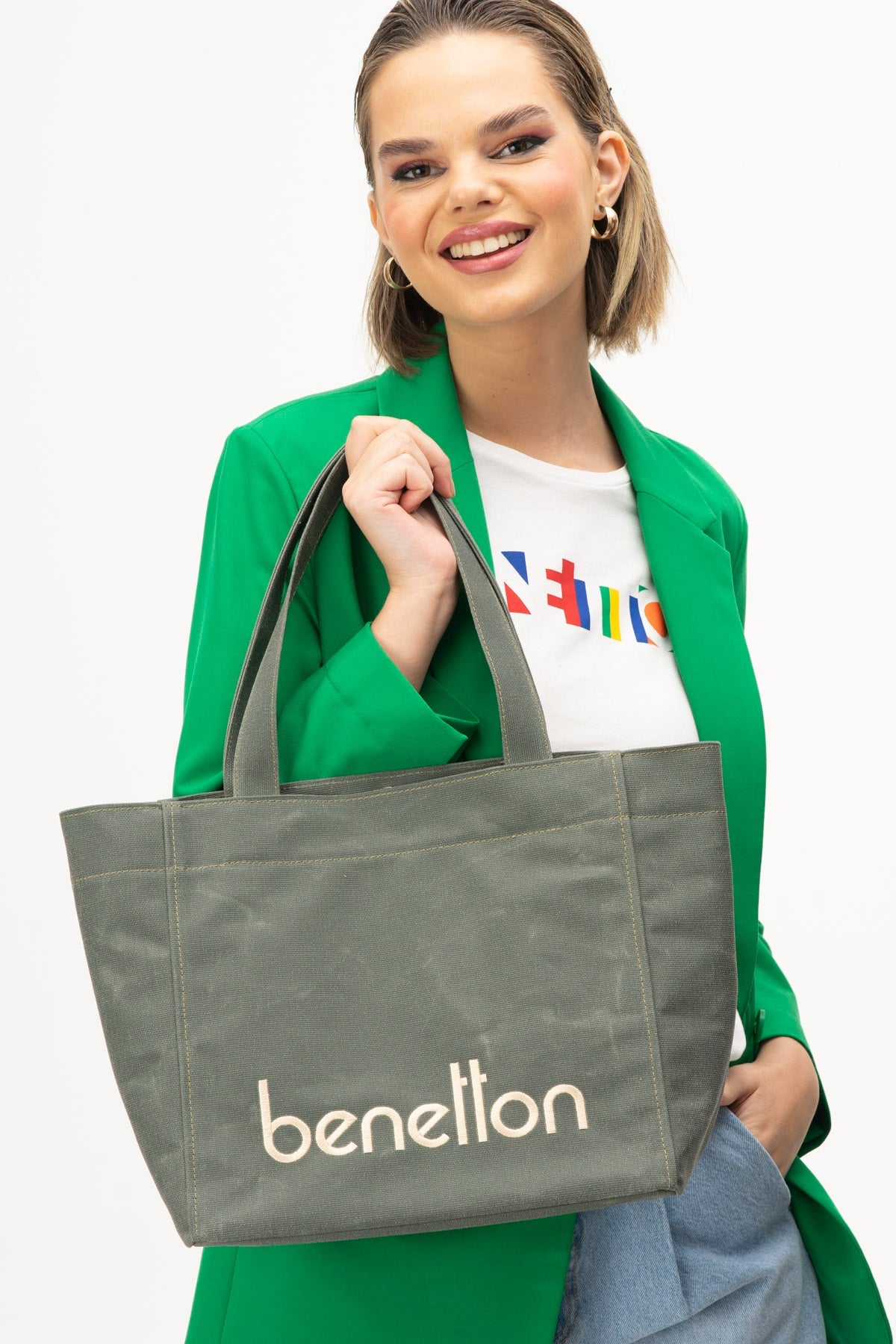 United Colors of Benetton Bnt - 1163 Kadın Kol Çantası - Kurtuluş Çanta